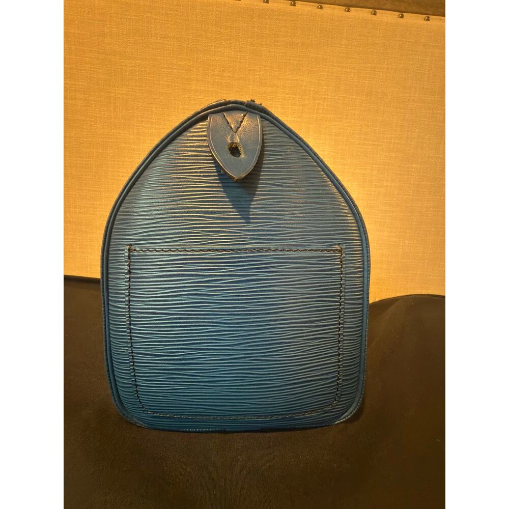 Louis Vuitton speedy 25 - blue EPI Boston bag - Picture 10 of 12